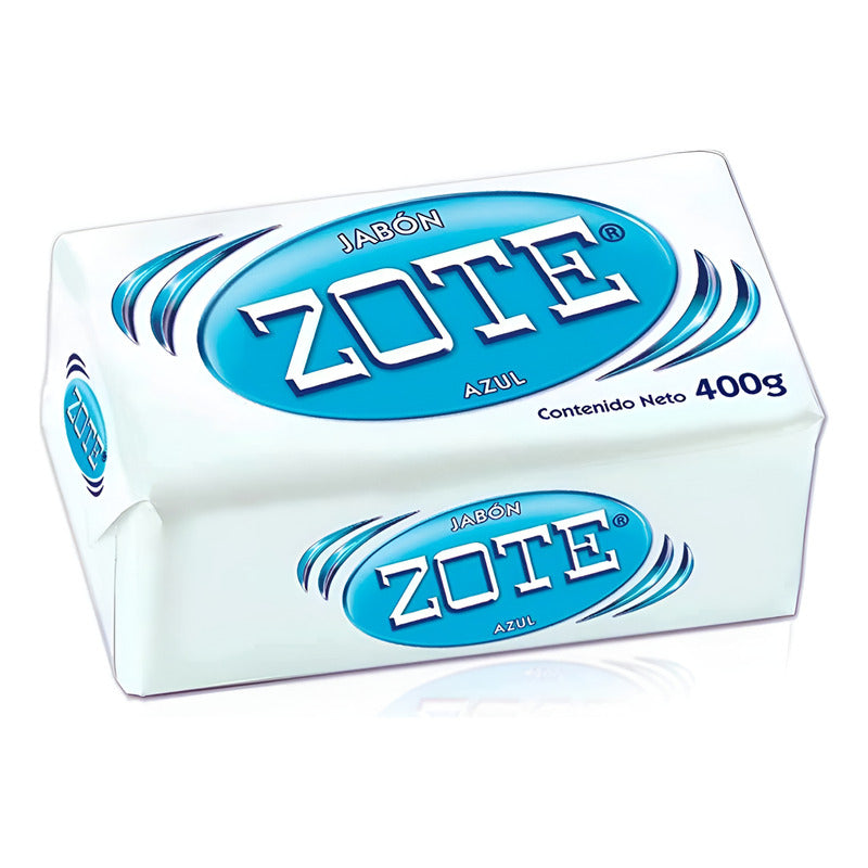 Jabón Zote En Barra Azul 400 G