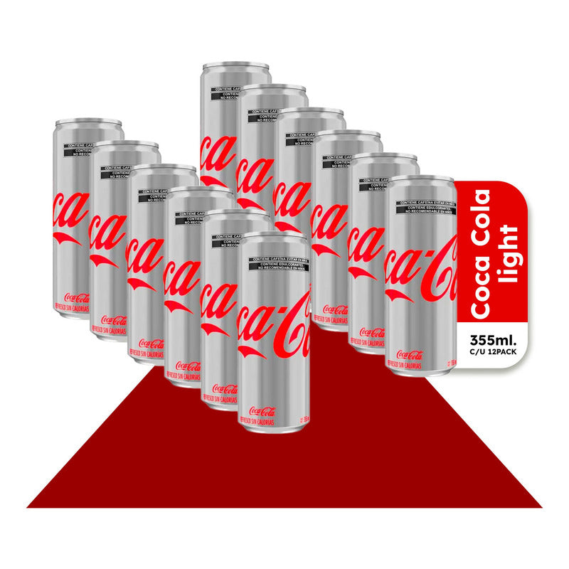 Coca Cola Light 12 Pack Lata 355 Ml