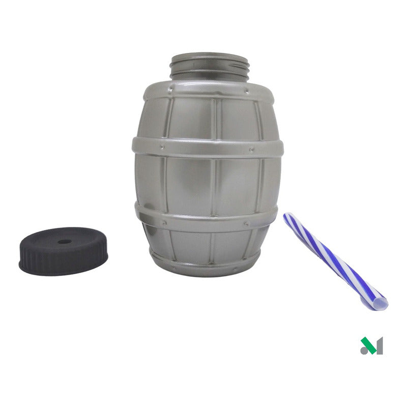 50pz Barril Vaso Dulcero  1.2l Negocio Fiesta Cerveza Popote