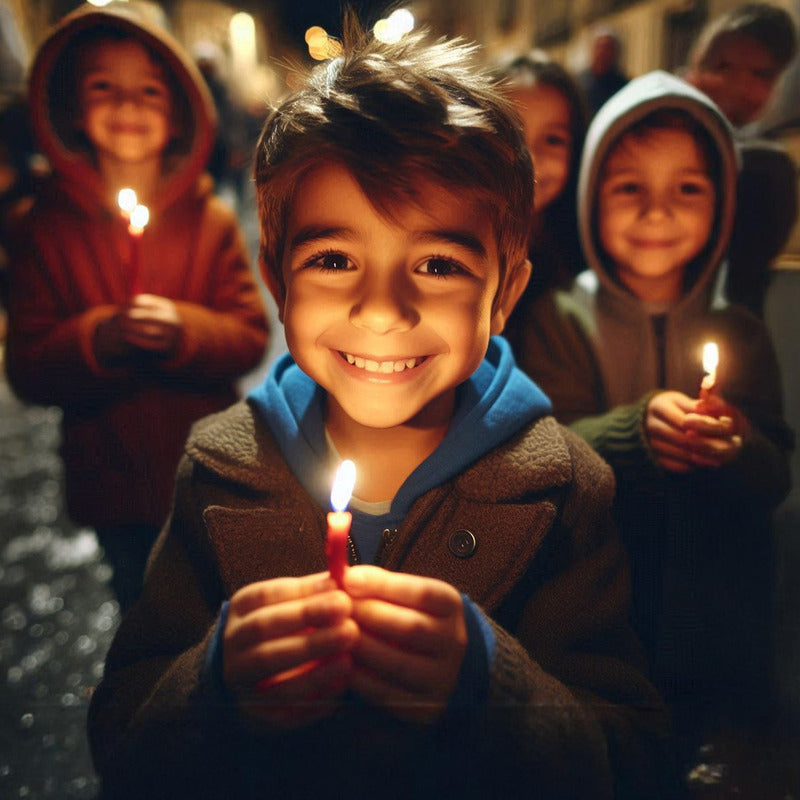 60 Pack Velas Para Pedir Posada Con Letanías Individuales Mixto Letanías Neutra