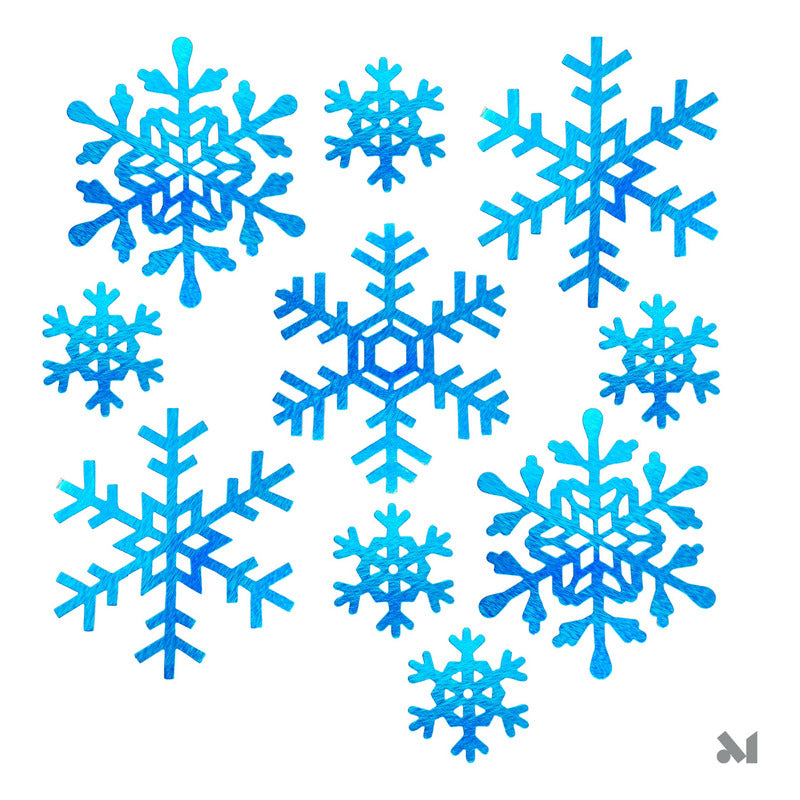 10pzas Copos De Carton Metalicos Adorno Navidad