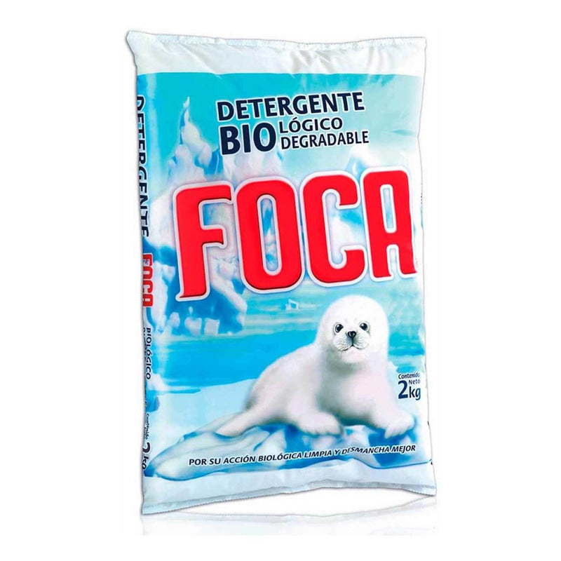 Detergente Foca En Polvo 2 Kg