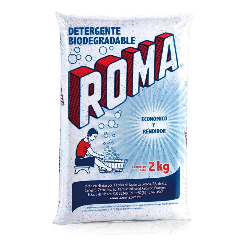 Detergente En Polvo Roma Multiusos 2 Kg