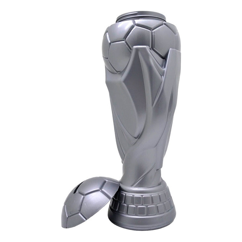 60 Pack Trofeo Copa Mundial Alcancía Vaso Fultbol 1.6l