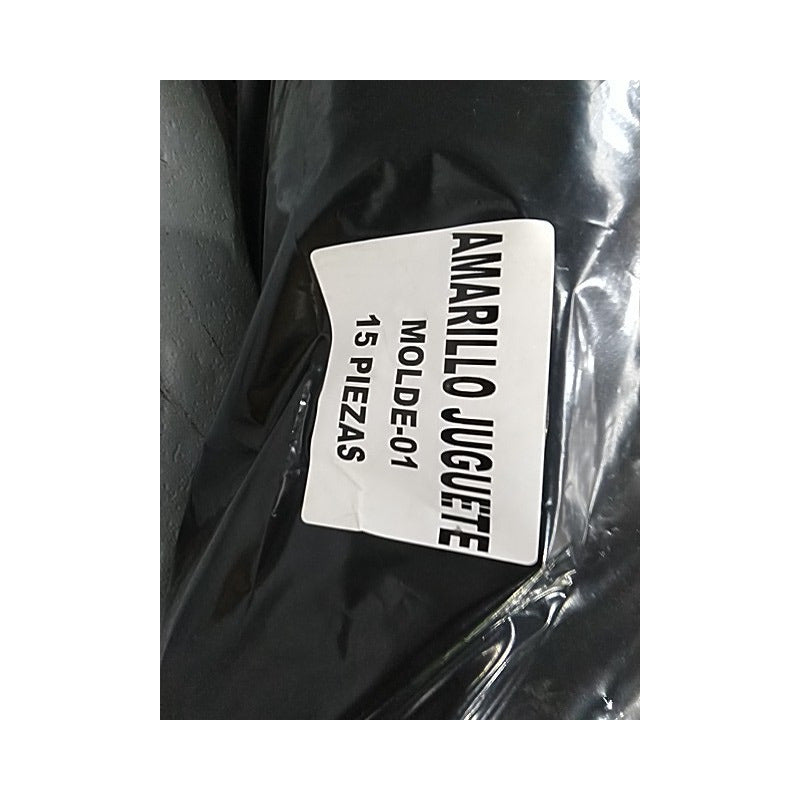 Envase De Plastico No Identificado Para Retiro Amarillo