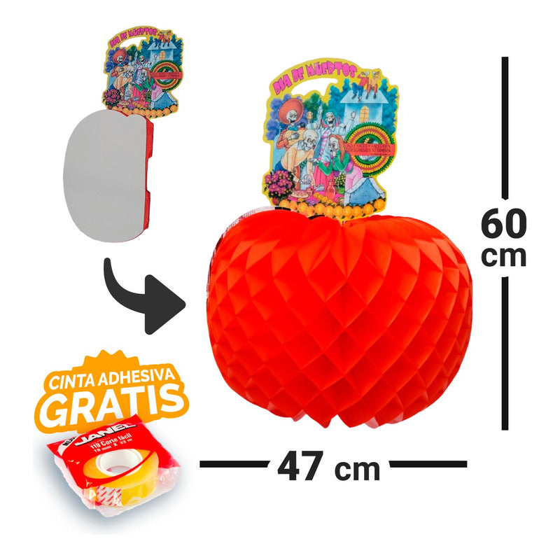 Calabaza Gigante Dia De Muertos Halloween Naranja