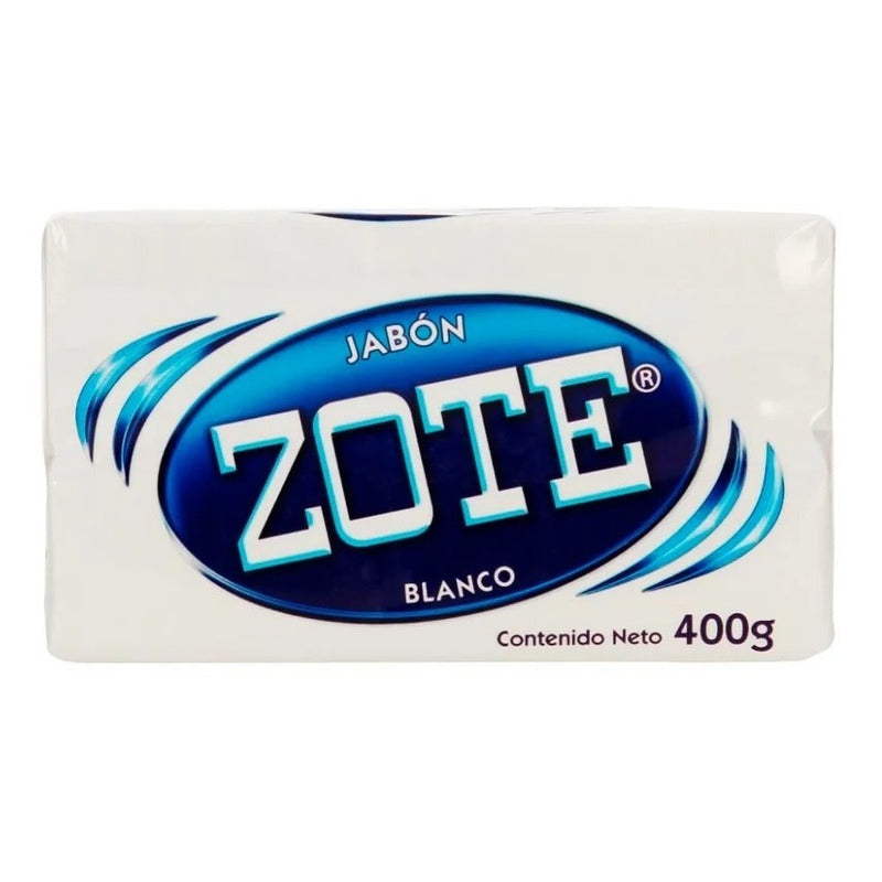 Zote Blanco Jabón De Lavandería En Barra 400 G