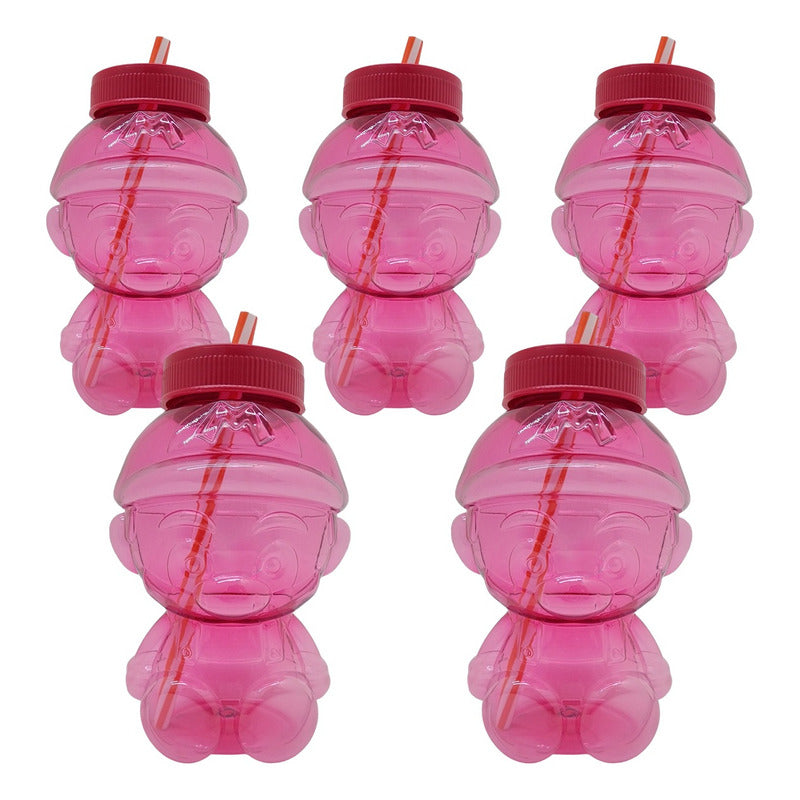 50 Vaso Dulcero Mario Bross Popote Fiesta Regalo 1 L