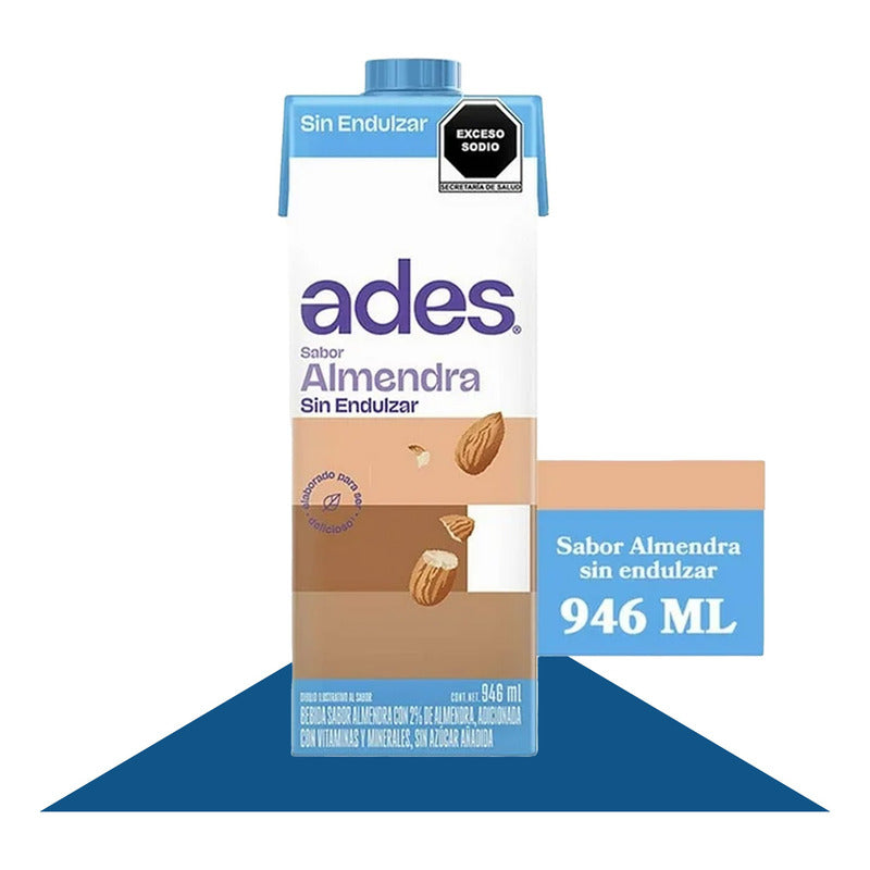 Ades Almendra Bebida S/azúcar 946 Ml