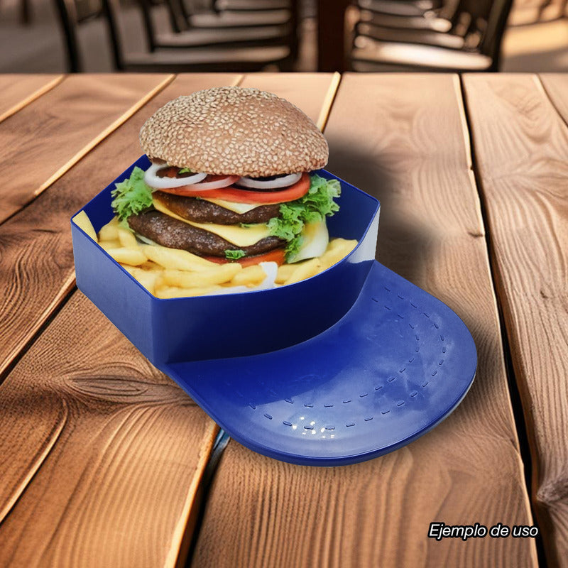 3pzs Lonchera Sandwichera Contenedor Restaurantes Gorra