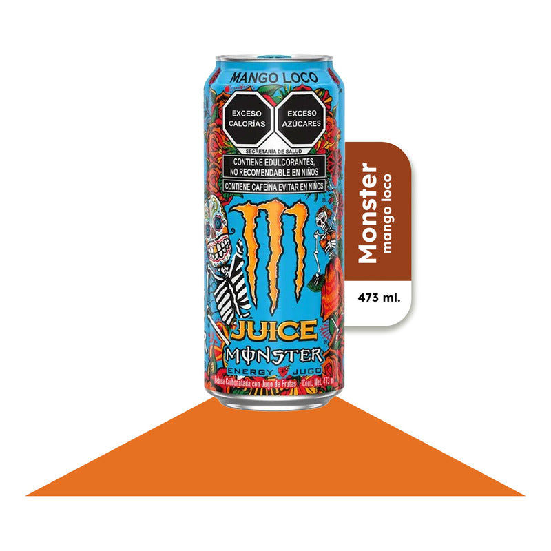 Monster Bebida Energizante Sabor Mango 473 Ml