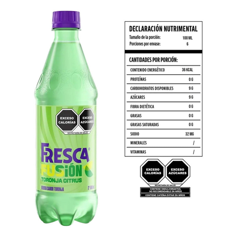 Fresca Fusión Toronja Citrus 600 Ml