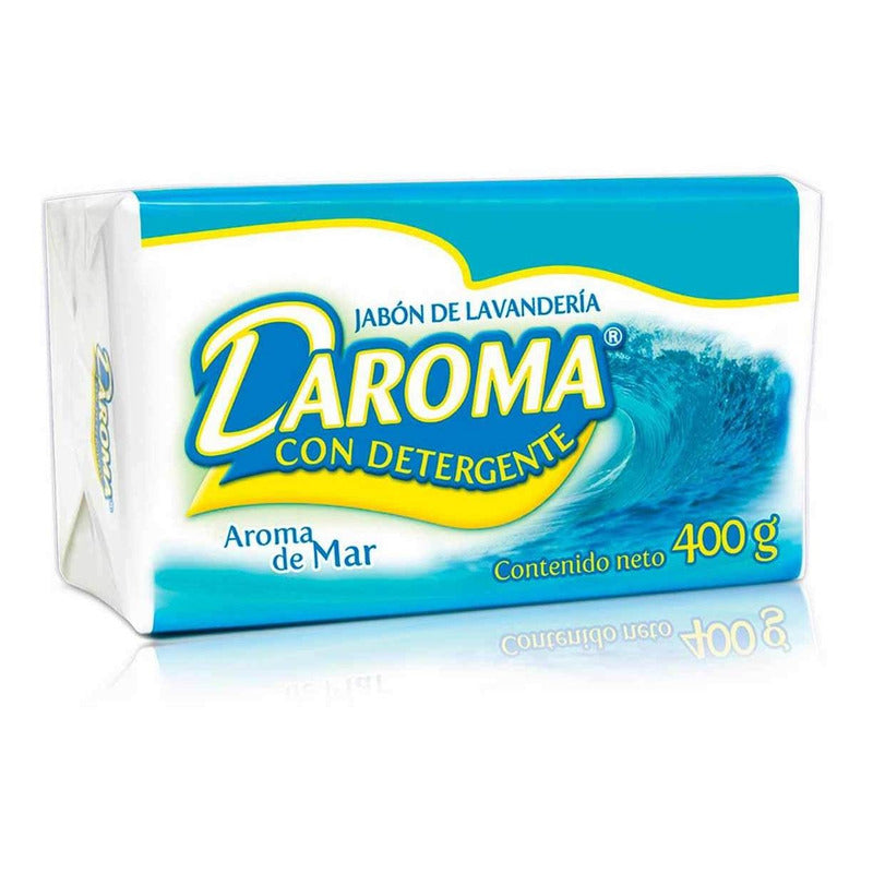Jabón De Lavandería En Barra Daroma Con Detergente 400g