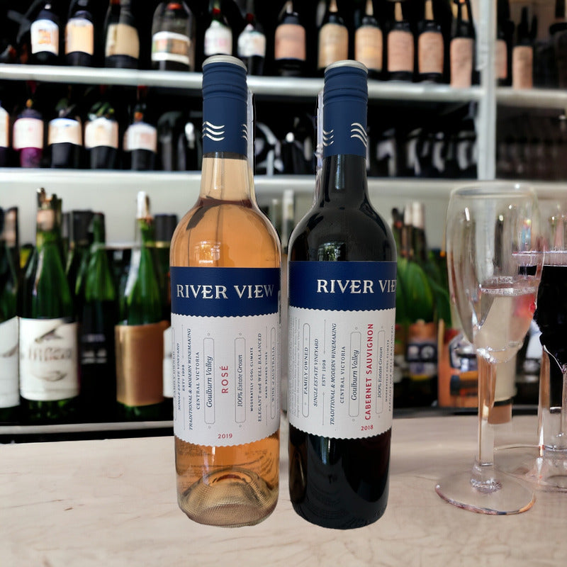 2pz Vino Australiano Tinto Y Rosé River View Goulburn Valley