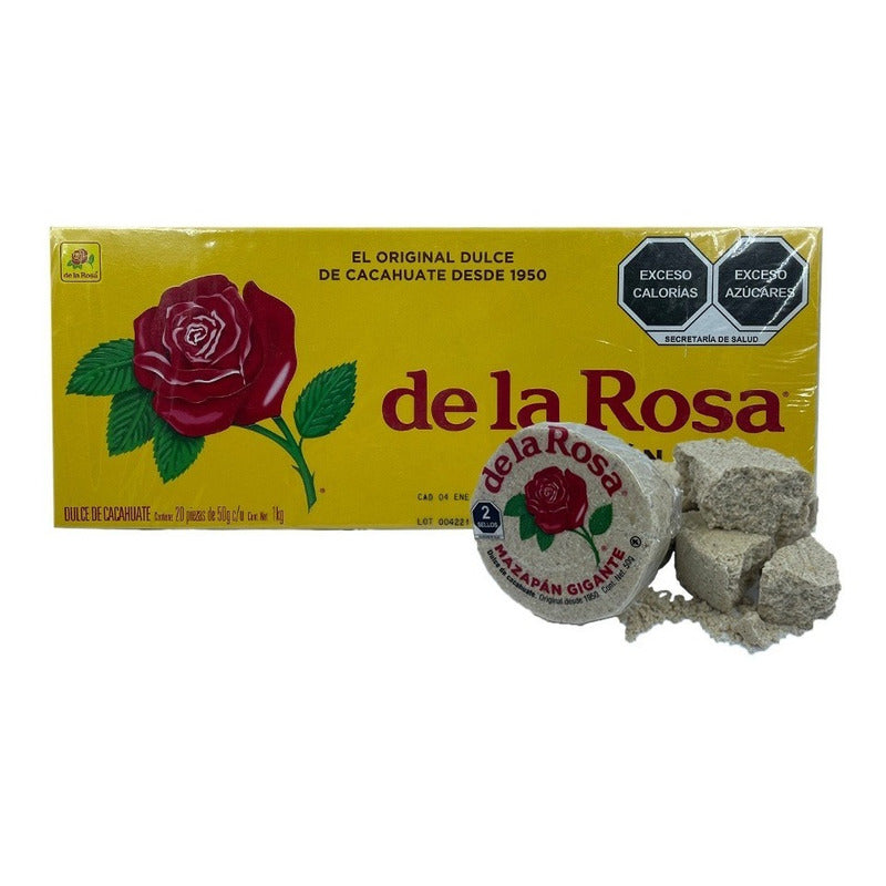Mazapan Gigante De La Rosa Tradicional Cacahuate