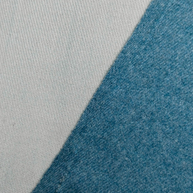 Pashmina Mujer Elegante India 2 Vistas Exsuave 1.8m Grisazul Gris Liso Unitalla