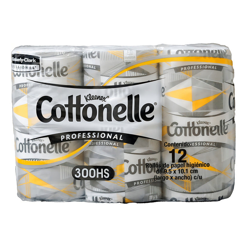 Kleenex Cottonelle Professional - Pack - 12 - 1 - Simple Hoja - 25 M
