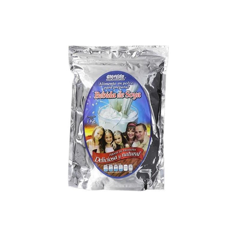 Leche De Soya En Polvo Para Preparar Natural  500g Gn+vida