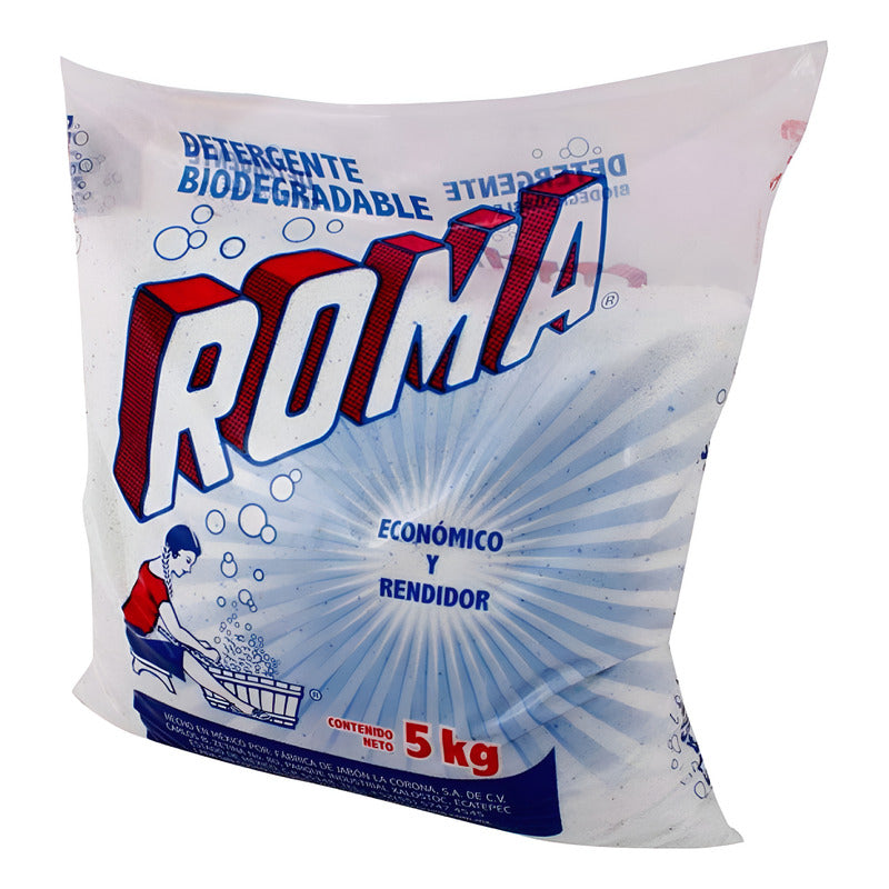 Detergente Roma En Polvo De 5 Kg