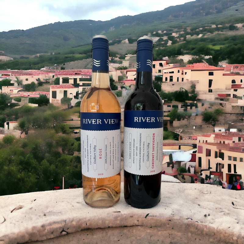 2pz Vino Australiano Tinto Y Rosé River View Goulburn Valley