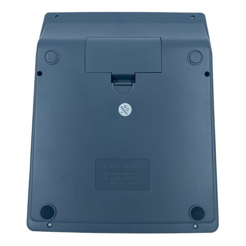 Calculadora Escritorio 19x14 Cm Nextep® 12 Dig. Carga Solar  Plateado