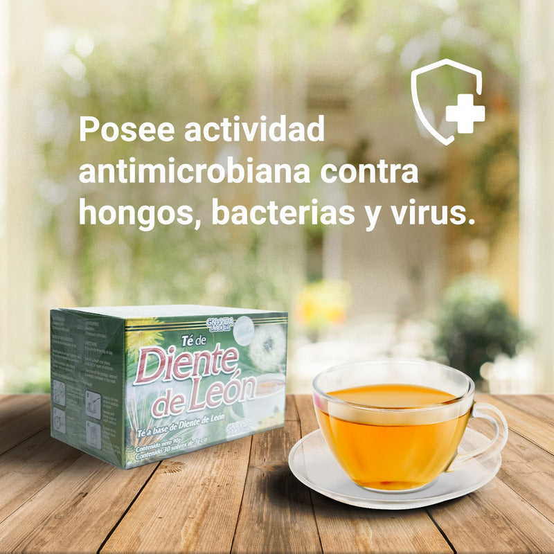 Té De Diente De León Equinacea Y Té Verde 30 Sobres Gn+vida