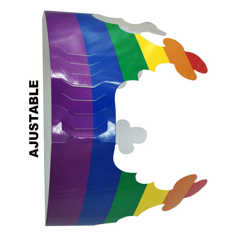 Kit Coronas, Pulseras Y Gis Cara Gay Pride Orgullo
