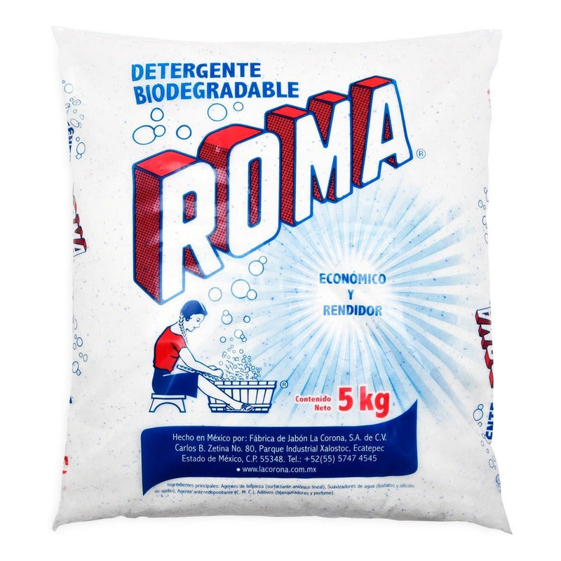 Detergente En Polvo Roma Multiusos 5kg