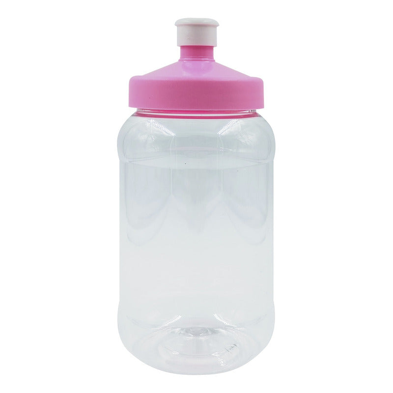 100 Pz Botella Con Tapa Rosca Chupon Baby Shower Deportiva