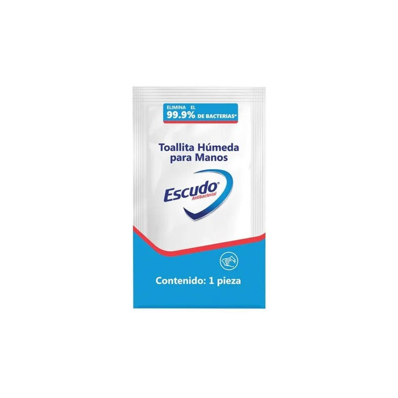 200 Toallitas Húmedas Desinfectantes Individuales Escudo