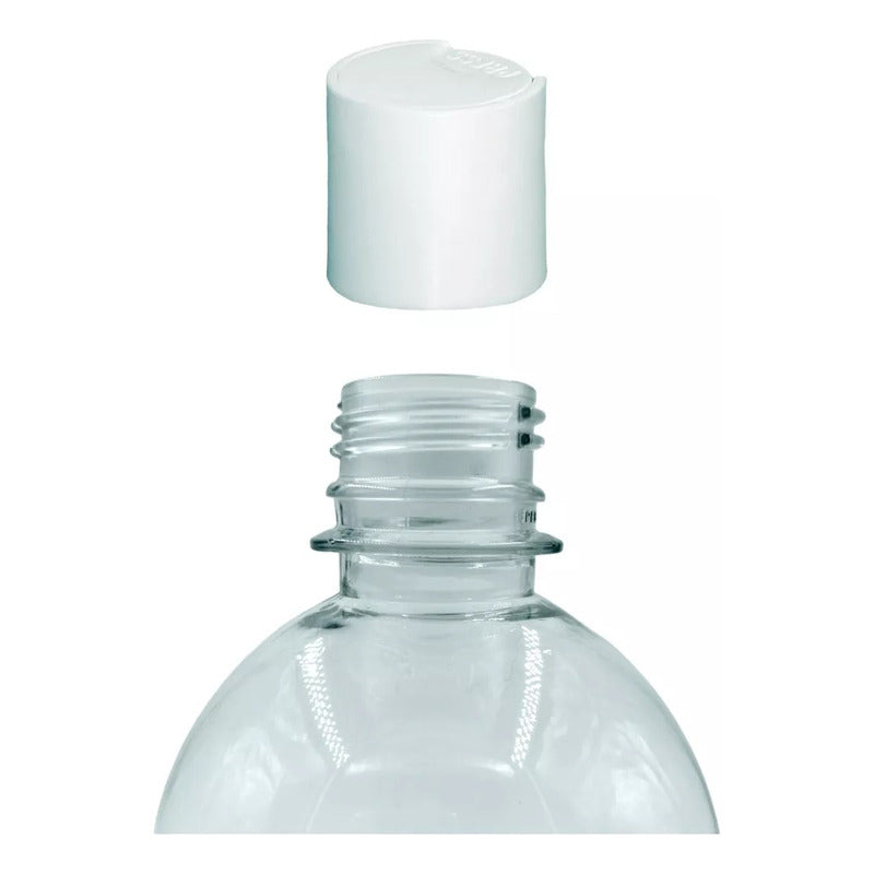 25 Pzs Botella Boston 1l Envases Plasticos Pet Tapa