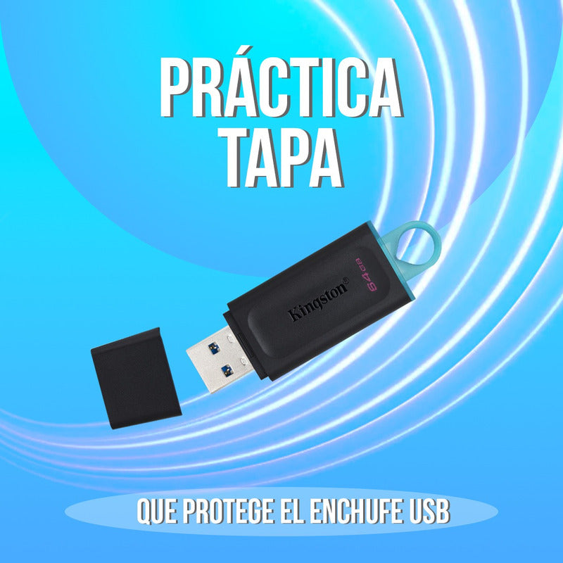 Memoria Usb Flash Kingston 64 Gb 3.2 Exodia Datatravel