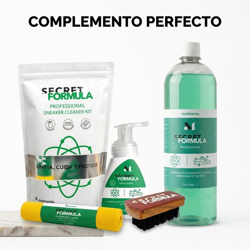 Líquido Limpiador para Tenis Secret Formula 1 Litro