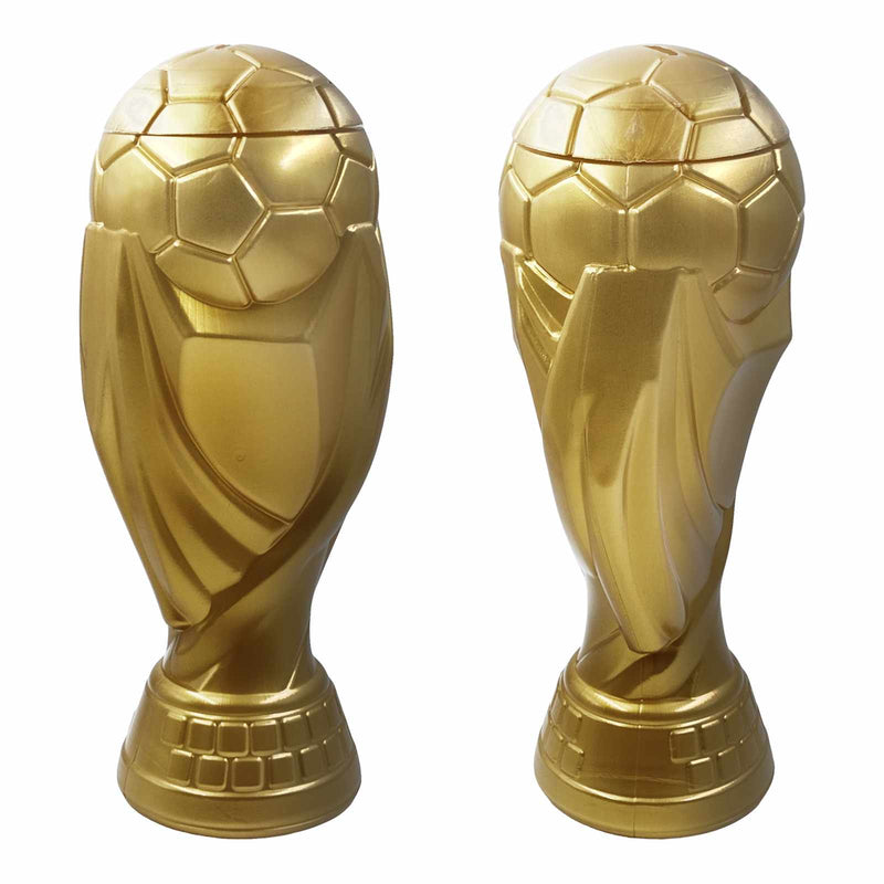 10 Pack Vaso Alcancia Copa Mundial Futbol P/ Micheladas 1.6l